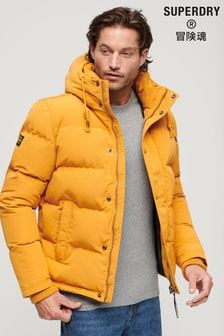 Superdry Yellow Everest Hooded Puffer Jacket (N60666) | kr1,954