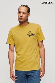 Superdry Yellow Blackout Rock Graphic T-Shirt (N60692) | OMR16
