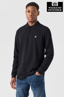 Weekend Offender Dice Long Sleeved Polo Shirt (N60745) | €37