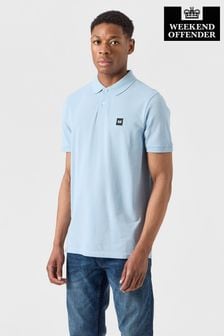 Голубой - Рубашка поло с логотипом Weekend Offender Caneiros (N60756) | €29