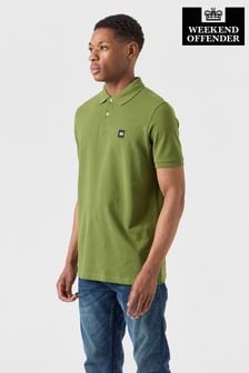 Зеленый - Рубашка поло с логотипом Weekend Offender Caneiros (N60757) | €29