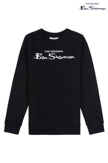 Ben Sherman Original Crew Neck Black Sweatshirt (N60874) | ₪ 140 - ₪ 168