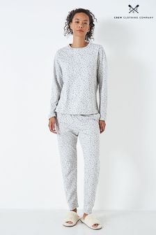 Crew Clothing Company Blue Star Print Cotton Pyjama Set (N60875) | €34
