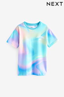 Multi All-Over Print Short Sleeve T-Shirt (3-16yrs) (N60940) | €14 - €18