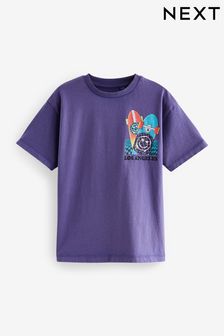 Purple Skate Short Sleeve Graphic T-Shirt (3-16yrs) (N60942) | $10 - $15