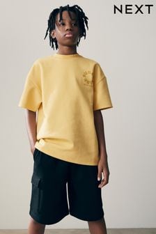 Yellow Buttermilk Subscribe Rucksack - Schweres T-Shirt in Relaxed Fit (3-16yrs) (N60943) | 9 € - 13 €