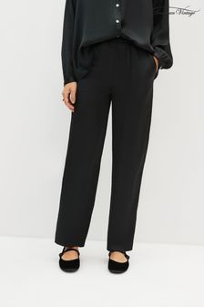 American Vintage Widland Relaxed Straight Leg Black Trousers (N60950) | 95 €