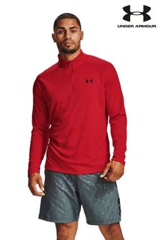 Under Armour Red Under Armour Red Tech 2.0 1/2 Zip Top (N61037) | 203 QAR