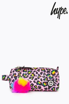 Hype. Hype. Rainbow Leopard Black Pencil Purse (N61445) | €11