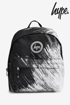 Hype. Boys White Scratch Black Backpack (N61465) | $66