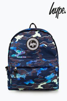 Hype. Jungen Blueoutline Splatter Rucksack in Camouflage-Design (N61467) | 46 €