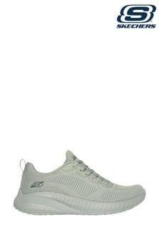 Skechers Green Wide Fit Womens Bobs Squad Chaos Face Off Trainers (N61518) | €69