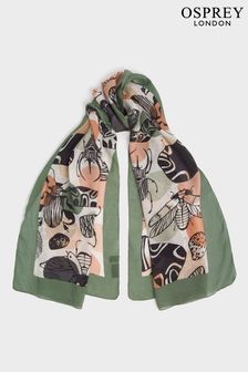 OSPREY LONDON Natural The Meadow Boxed Scarf (N61555) | €44