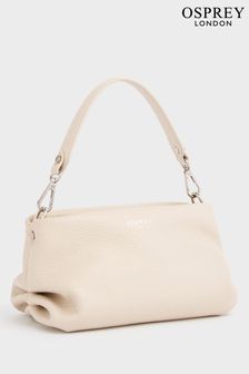 OSPREY LONDON Natural The Carina Shrug Italian Leather Handbag (N61574) | $238