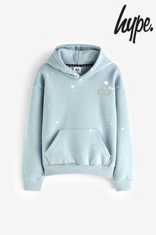 Hype. Jungen Kapuzensweatshirt mit Farbklecksdesign, Blau (N61638) | CHF 65