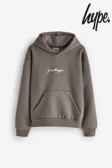 Hype. Kids Scribble Brown Hoodie