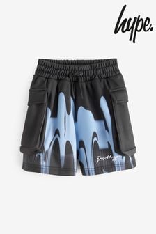 Hype. Kids Blue Drips Shorts (N61650) | kr510