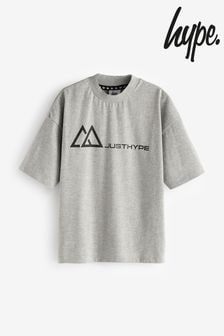 Hype. Boys Grey Marl Outdoor T-Shirt (N61652) | €25