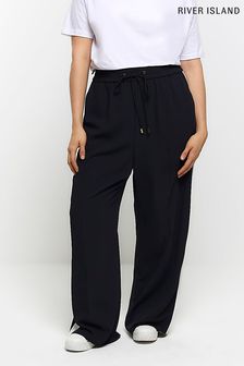 River Island Curve Tailored Side Stripe Wide Leg Joggers (N61737) | NT$2,100