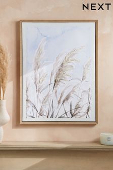 Natural Pampas Landscape Framed Canvas Wall Art (N61954) | NT$2,380