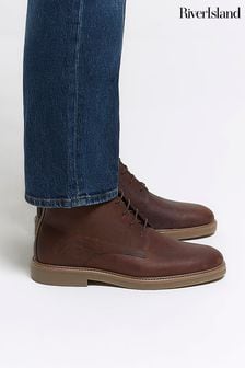 River Island Leather Casual Chukka Boots