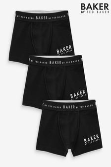 Schwarz - Baker By Ted Baker Boxershorts im 3er Pack (N62093) | 23 €