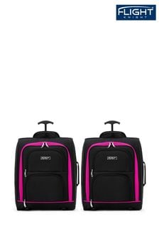 粉色 - Flight Knight 軟質客艙隨身包，相容 100+ 航空公司 2 輪子行李 (N62170) | NT$2,330