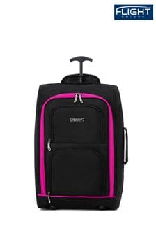 黑色╱粉紅色 - Flight Knight 客艙隨身包 2 輪，相容 100+ 航空公司行李 (N62200) | NT$1,400