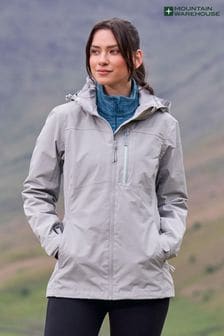 Mountain Warehouse Grey Womens Rainforest II Extreme Waterproof Jacket (N62212) | OMR50