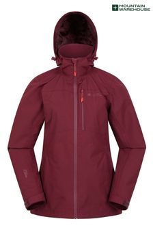 Mountain Warehouse Red Womens Rainforest II Extreme Waterproof Jacket (N62213) | €137