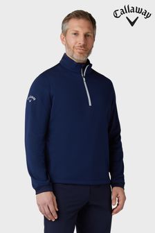 Синий мужской флисовый топ Callaway Apparel Golf (N62348) | €89