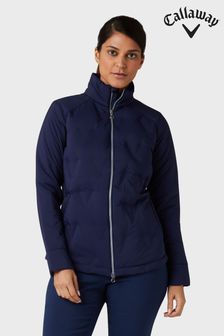 Callaway Apparel Ladies Blue Golf Chev Primaloft Quilted Jacket (N62352) | €103