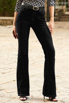 Sosandar Black Kickflare Jeans (N62516) | 75 €