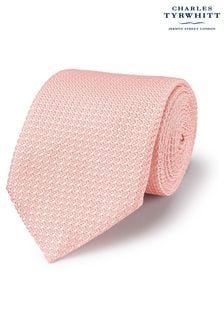 وردي - ربطة عنق Grenadine إيطالية من Charles Tyrwhitt (N62558) | 297 ر.ق