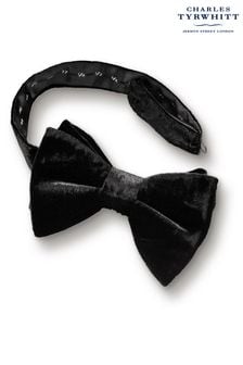 Charles Tyrwhitt Black Velvet Bow Tie (N62570) | $77