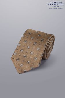 Charles Tyrwhitt Natural Silk Stain Resistant Pattern Tie (N62590) | 54 €