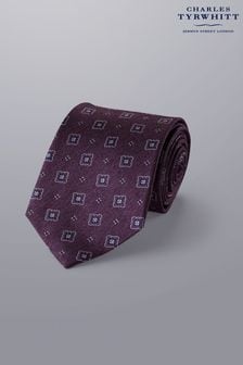 Charles Tyrwhitt Purple Silk Stain Resistant Pattern Tie (N62591) | 54 €