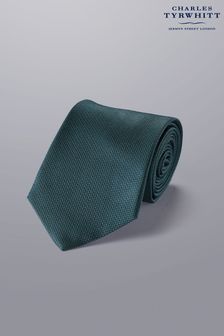 Charles Tyrwhitt Green Silk Stain Resistant Tie (N62616) | SGD 68