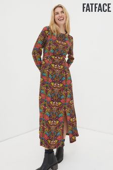 Srednje dolga obleka s cvetličnim potiskom Fatface Haldon Art (N62894) | €39