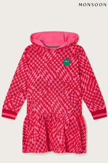 Monsoon Red Hooded Skater Dress (N63081) | SGD 52 - SGD 60