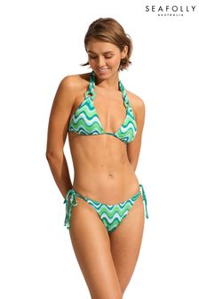 Seafolly Neue Wave Green Slide Tri Bikini (N63265) | LEI 537