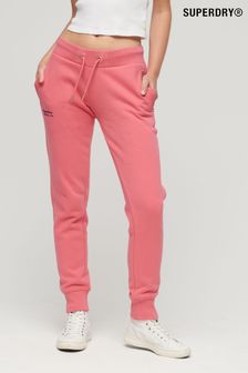 с розового цвета - спортивные брюки с логотипом Superdry Essential (N63411) | €76