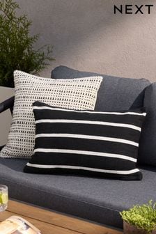 Monochrome 40 x 59cm Stripe Cushion (N63515) | €24