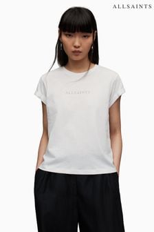 AllSaints White Anna Sprakle T-Shirt (N63523) | KRW104,600