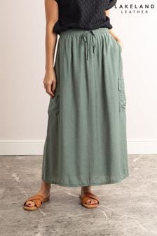 Lakeland Clothing Green Sonia Maxi Skirt (N63560) | 223 SAR