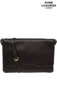 Черный - кожаная сумка с длинным ремешком Pure Luxuries London Ruby Nappa (N63651) | €52