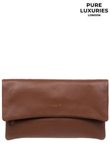 Pure Luxuries London Amelia Nappa Leather Clutch Bag