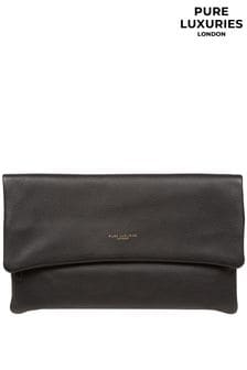 Pure Luxuries London Amelia Nappa Leather Clutch Bag (N63667) | $67