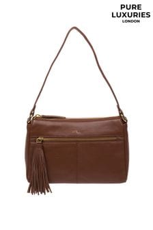 لون بني فاتح - حقيبة يد جلد نابا Isabella من Pure Luxuries London (N63670) | 292 ر.ق