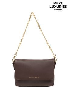 Pure Luxuries London Jazmine Nappa Leather Grab Clutch Bag (N63680) | 84 €